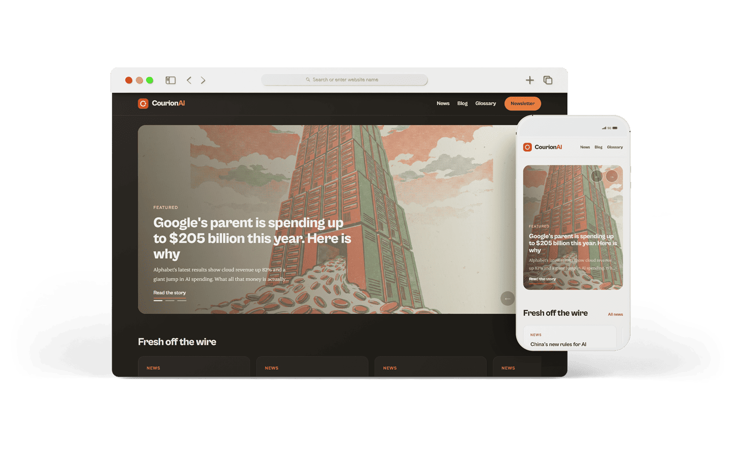 CourionAI: sito web blog automatizzato sull’intelligenza artificiale