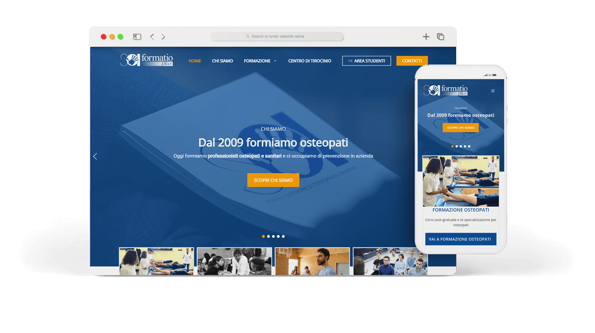 Nuovo sito web per SSOI Formatio Plus