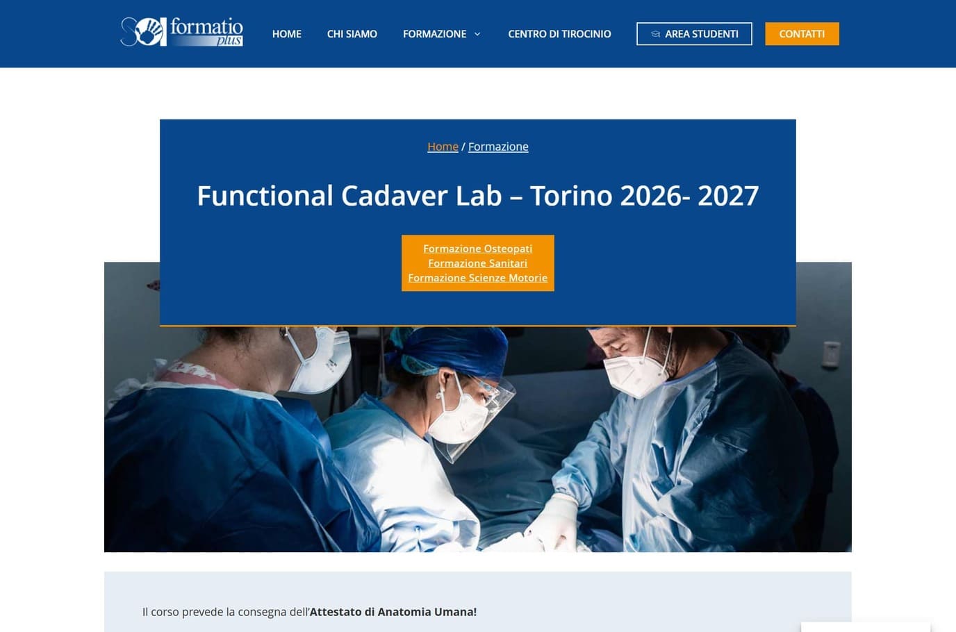 pagina corso