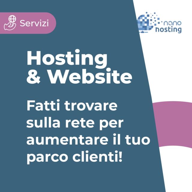 Tra i nostri brand spicca NanoHosting, la nostra divisione interna che si occupa di hosting.
Sei stanco di quei provider che ti considerano soltanto un numero? Di mandare ticket e di non ricevere mai assistenza?
Con noi le cose si invertiranno, saremo noi a mandarti un ticket al giorno per ricordarti di bere più birra!

_____________________
#grafica #web #comunicazione #realizzazionesitiweb #graficadigitale #graphicdesign #italy #marketing #creazionesititorino #design #instagram #creazionesiti #graphic #formazione #webagencytorino #art #love #business #stampa #webdesign #pubblicità #creazionesitiinternet #graphicstudio #online #webdesigner #smartbs #instagood #webagency #print #social